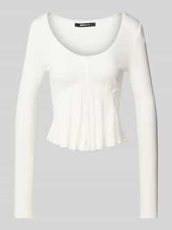 Gina Tricot Shirt met lange mouwen en kant