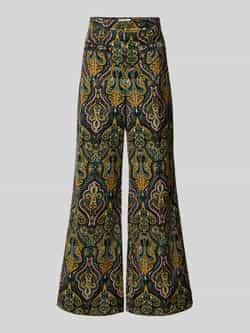 Bash Flared cut broek in all-over look