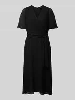 Lauren Ralph Lauren Midi-jurk met strikceintuur model 'ABEL'