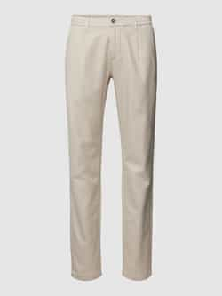 Marc O'Polo Chino model Stig Jogger met plooien Beige Heren