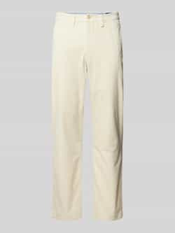 Polo Ralph Lauren Stretch straight fit corduroy broek met riemlussen model 'BEDFORD'