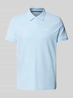 Tom Tailor Regular fit poloshirt van katoen-piqué met logostitching