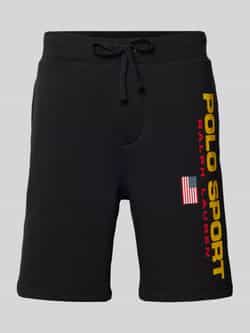 Polo Ralph Lauren Large Logo Fleece Shorts Black- Heren Black