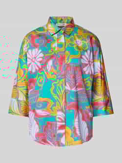 Christian Berg Woman Overhemdblouse met blinde knoopsluiting