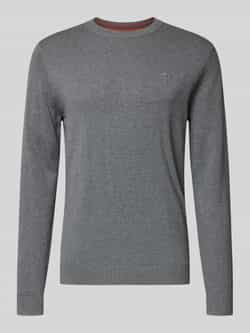 Tom Tailor Regular fit gebreide pullover van zuiver katoen