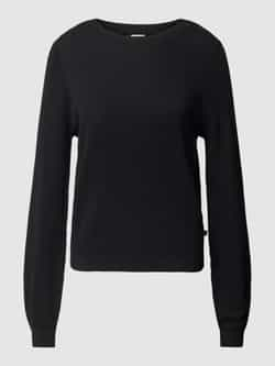 QS Gebreide pullover in effen design