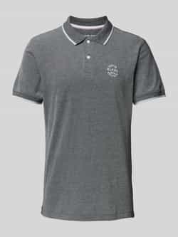 Blend Regular fit poloshirt met ribboorden model 'NATE'