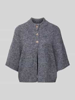 NEO NOIR Gebreid jack met knoopsluiting model 'Benutta'