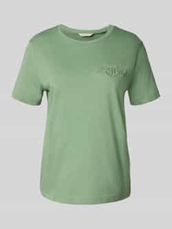 Gant Regular fit T-shirt van puur katoen met logopatch