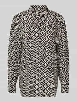 Christian Berg Woman Regular fit overhemdblouse van viscose met grafisch motief