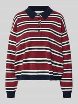 Gestuz Oversized shirt met lange mouwen met polokraag model 'paige'