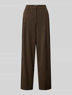 MSCH Copenhagen Stoffen broek met wijde pijpen model 'Henrika'
