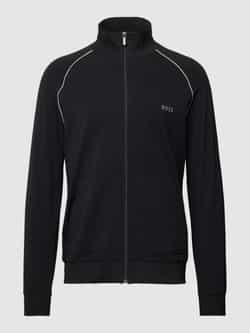 BOSS Sweatvest Mix&Match Jacket Z met contrastnaad op de mouw