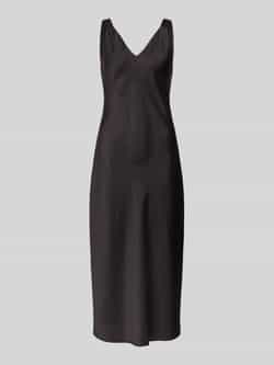 Someday Midi-jurk met V-hals model 'Qova'