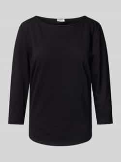 s.Oliver RED LABEL Relaxed fit T-shirt met 3 4-mouwen van puur katoen