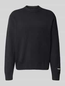 jack & jones Gebreide pullover met labelstitching model 'NORREBRO'