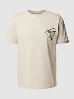 Tommy Jeans T-shirt met ronde hals model 'SPRAY SIGNATURE'