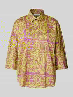 Christian Berg Woman Overhemdblouse met 3 4-mouwen