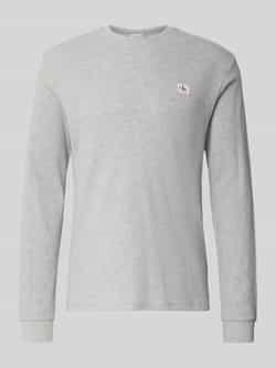 Calvin Klein Jeans Shirt met lange mouwen en labeldetail