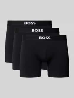 Boss Boxershort met elastische band met logo in een set van 3 stuks model 'ONE'