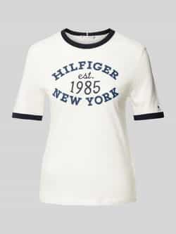 Tommy Hilfiger T-shirt met labelprint model 'VARSITY RINGER'