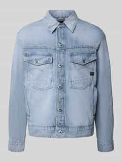 G-Star Raw Jeansjack met opgestikte klepzakken op de borst model 'Dakota'