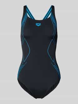 slim fit badpak met logoprint