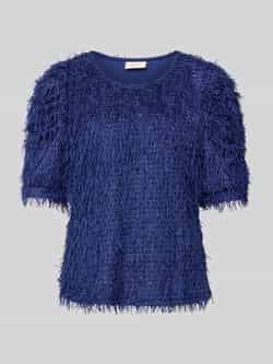 FREE QUENT Pullover met franjes en ronde hals model 'MARLIN'