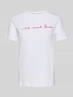 Vila T-shirt met labelprint model 'Viamur'
