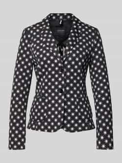 Marc Cain Slim fit blazer in all-over look