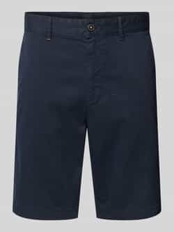 Boss Orange Korte slim fit chino met ceintuurlussen