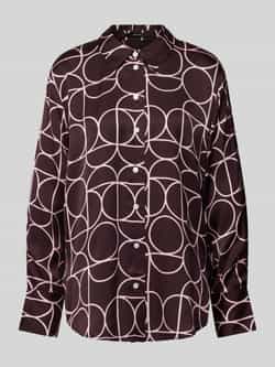 Someday Regular fit blouse met platte kraag model 'Zeline'