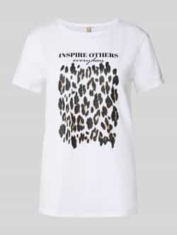Soyaconcept T-shirt met statementprint model 'RINA'