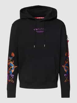 Alpha industries Hoodie met labelprint model 'DRAGON'
