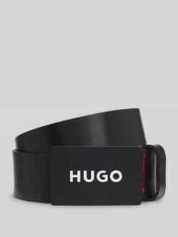 HUGO Leren riem met koppelsluiting model 'GILAO-Z'
