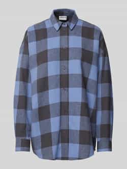 Jake*s Casual Regular fit overhemdblouse met extra brede schouders