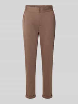 FREE QUENT Slim fit stoffen broek met vaste boorden model 'Nanni'