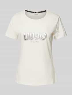 LIU JO SPORT T-shirt met strass-steentjes