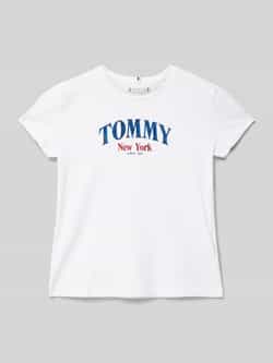 Tommy Hilfiger Teens Regular fit T-shirt met labelprint model 'VARSITY'