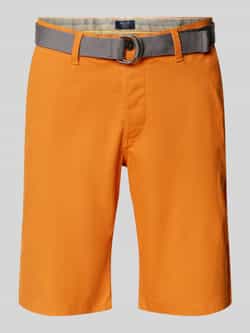 MCNEAL Slim fit shorts met riem