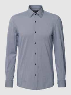 Boss Slim fit zakelijk overhemd met kentkraag model 'Hank'