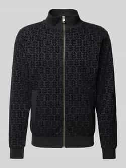Christian Berg Men Sweatjack met opstaande kraag