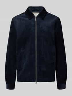 Les Deux Regular fit overhemdjack van corduroy en tweewegsritssluiting