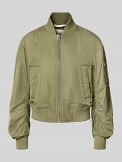 Marc O'Polo Relaxed fit bomberjack met ribboorden
