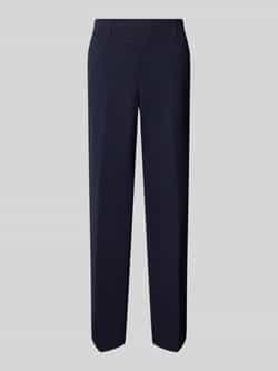 STEHMANN Straight leg stoffen broek met steekzakken model 'Fenja'