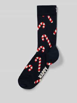 Happy Socks Regular fit sokken met motiefstitching model 'Candy'