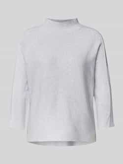 Comma Gebreide pullover met opstaande kraag en 3 4-mouwen
