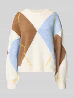 Noisy May Oversized gebreide pullover met ribboorden model 'ARMIE'