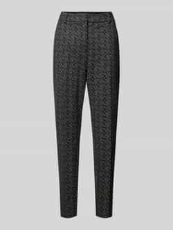 Comma Slim fit stoffen broek met steekzakken