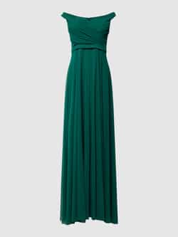 TROYDEN COLLECTION Avondjurk in off shoulder-look